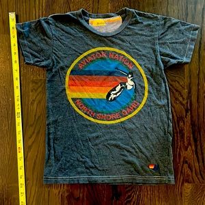 Aviator Nation North Shore Oahu Size 10 Kids tshirt